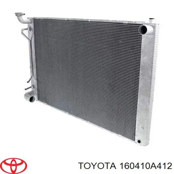 160410A412 Toyota Radiador de esfriamento de motor