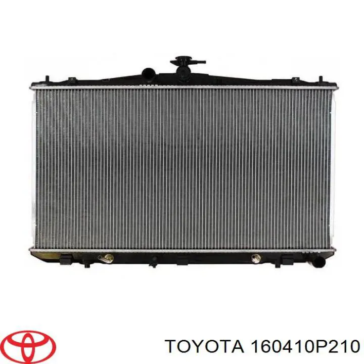 Radiador de esfriamento de motor Toyota 160410P210 preço, a partir de 80,61 USD