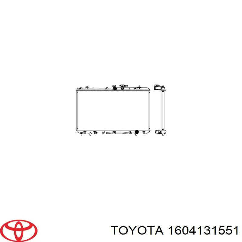 Radiador de esfriamento de motor Toyota 1604131551 preço, a partir de 152,05 USD