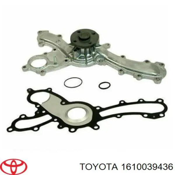 Compre 1610039436 Toyota Bomba de água (bomba) de esfriamento