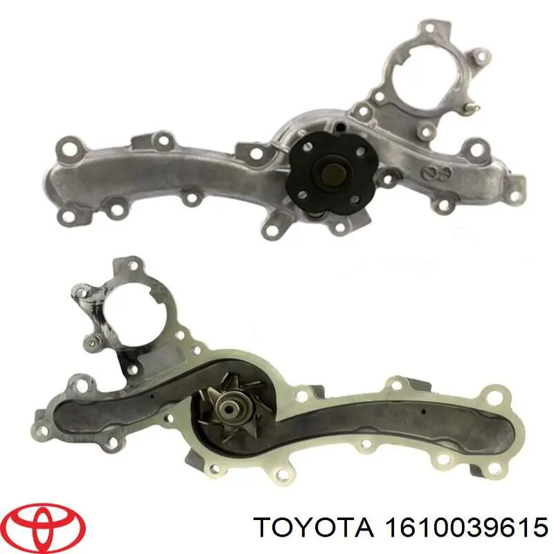 Bomba de água (bomba) de esfriamento Toyota 1610039615 preço, a partir de 122,82 USD