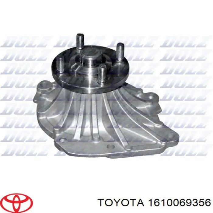 Bomba de água (bomba) de esfriamento, montada com caixa Toyota 1610069356 preço, a partir de 115,52 USD