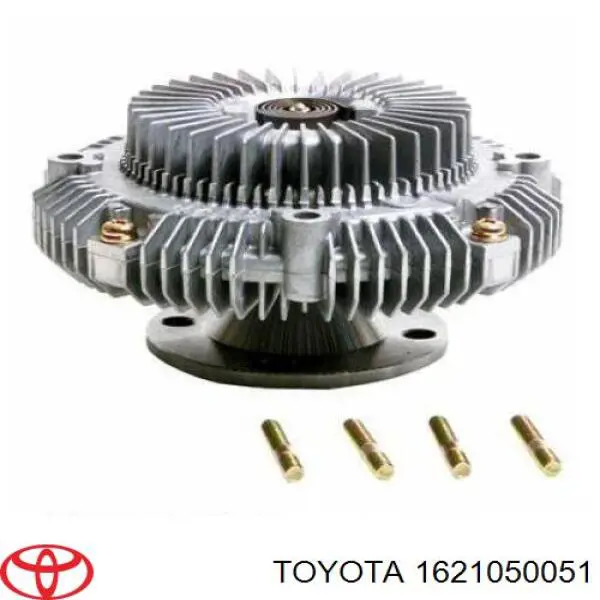 Compre 1621050051 Toyota Acoplamento viscoso de ventilador de esfriamento