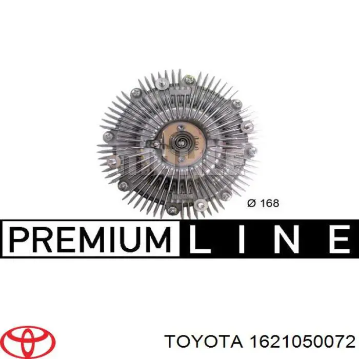 Acoplamento viscoso de ventilador de esfriamento Toyota 1621050072 preço, a partir de 224,17 USD