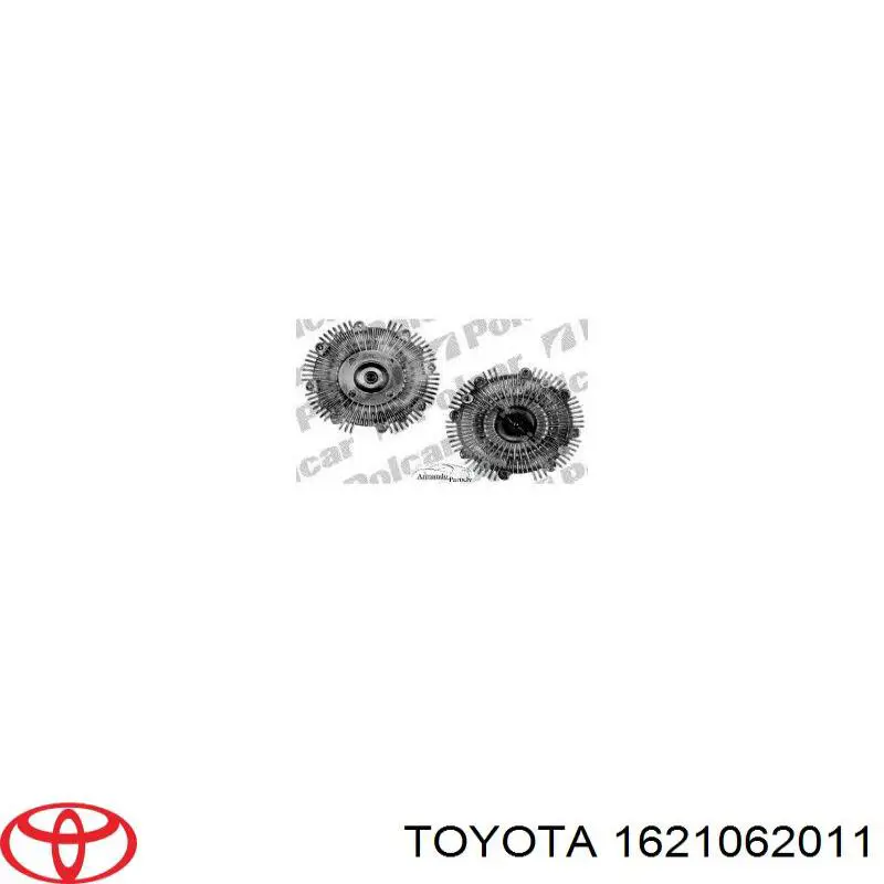 Acoplamento viscoso de ventilador de esfriamento Toyota 1621062011 preço, a partir de 100,91 USD