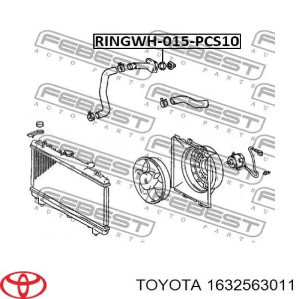 Compre 1632563011 Toyota Vedante de termostato