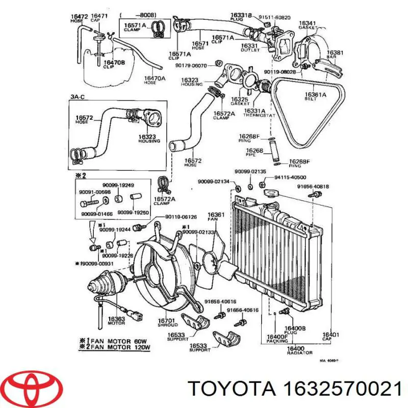 Vedante de termostato Toyota Tercel preço, a partir de 5,75 USD