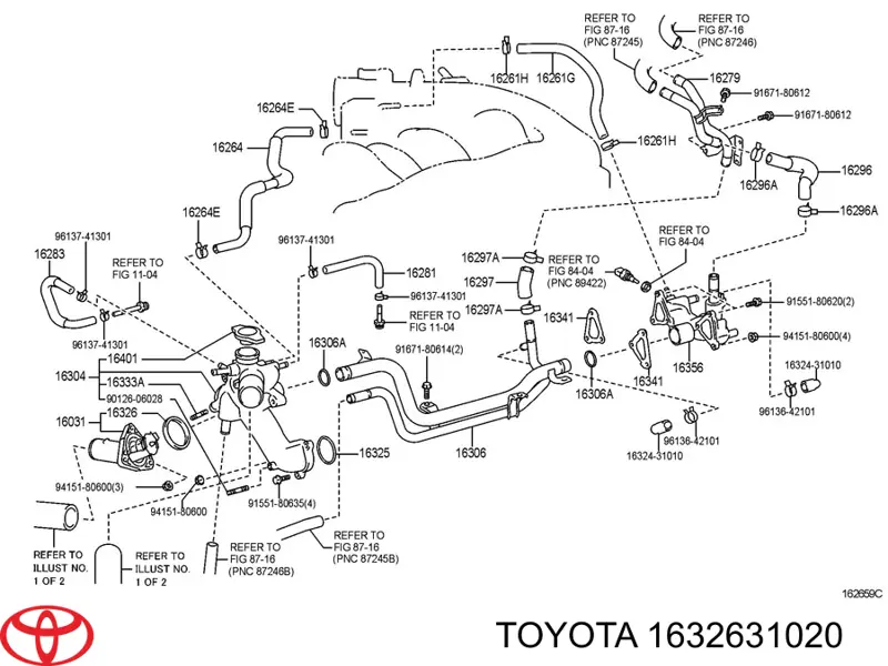 Vedante de termostato Toyota 1632631020 preço, a partir de 2,40 USD