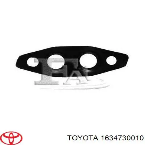 1634730010 Toyota Mangueira (cano derivado) de esfriamento por líquido de turbina, fornecimento