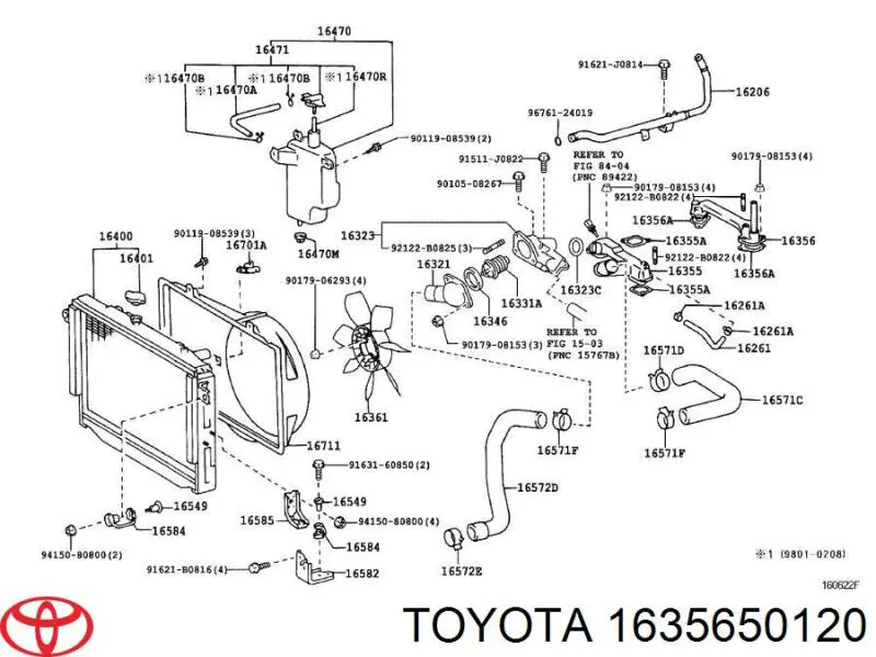 Consola do pára-choque dianteiro esquerdo Toyota 1635650120 preço, a partir de 253,98 USD