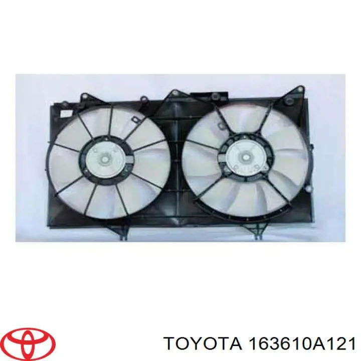 Ventilador (roda de aletas) do radiador de esfriamento esquerdo Toyota 163610A121 preço, a partir de 198,30 USD