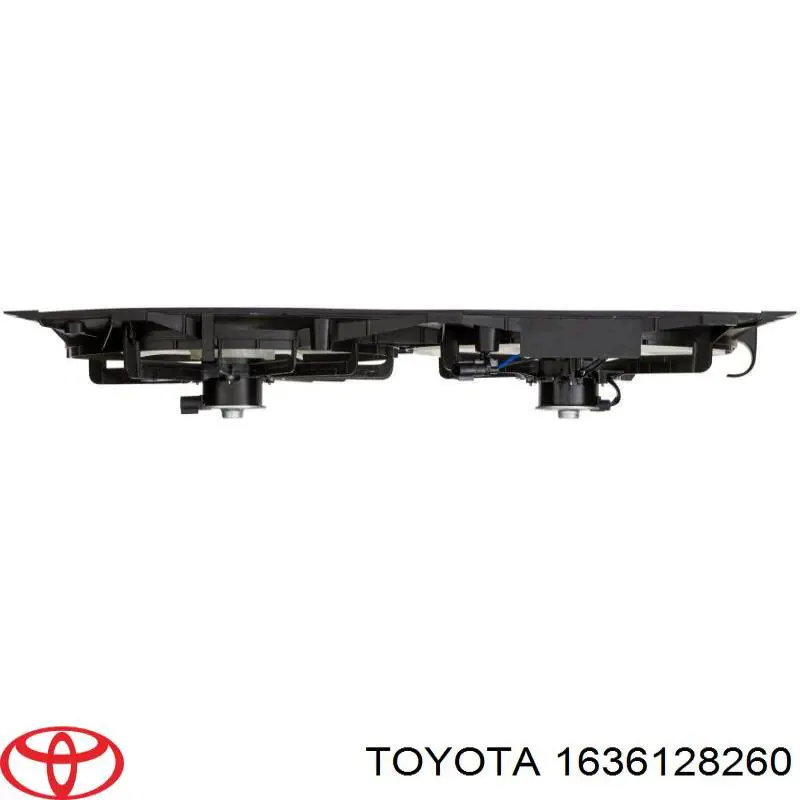 1636128260 Toyota Ventilador (roda de aletas) do radiador de esfriamento esquerdo