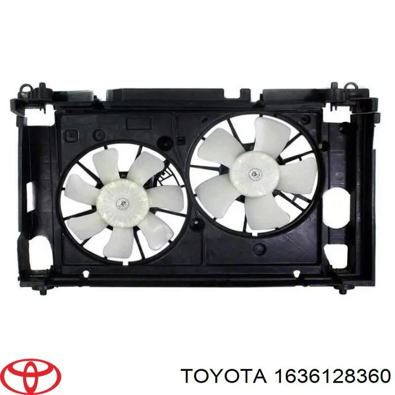 Ventilador (roda de aletas) do radiador de esfriamento direito Toyota 1636128360 preço, a partir de 119,34 USD