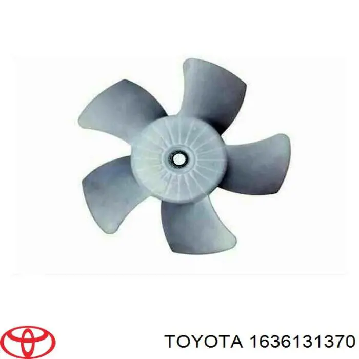 1636131370 Toyota Ventilador (roda de aletas) do radiador de esfriamento