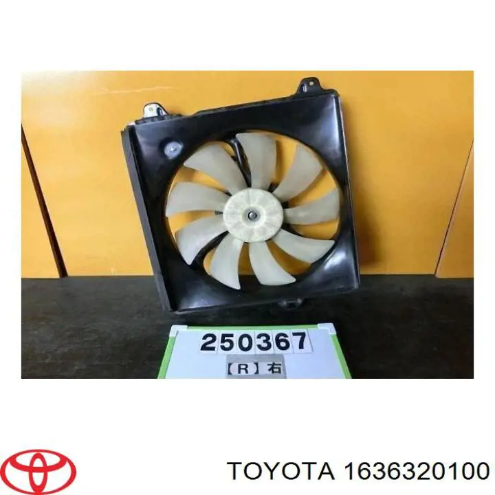 1636320100 Toyota Motor de ventilador do sistema de esfriamento