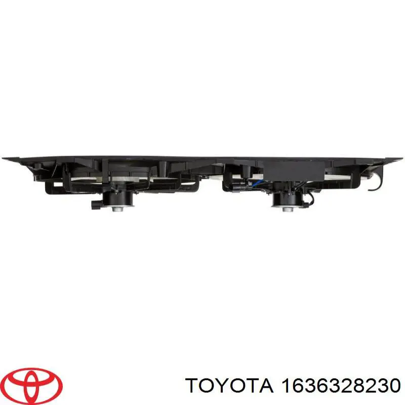 Motor direito de ventilador do sistema de esfriamento Toyota 1636328230 preço, a partir de 222,50 USD