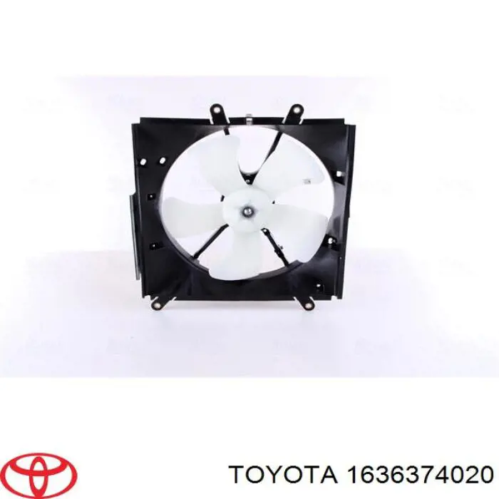 Motor de ventilador do sistema de esfriamento Toyota 1636302090 preço, a partir de 37,28 USD