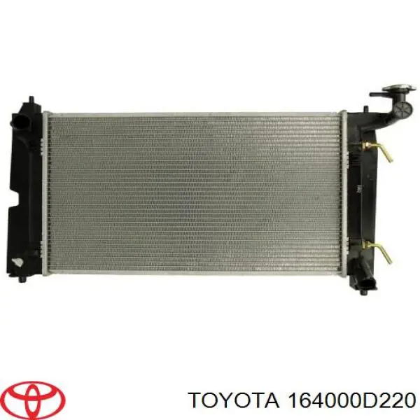 164000D220 Toyota Radiador de esfriamento de motor