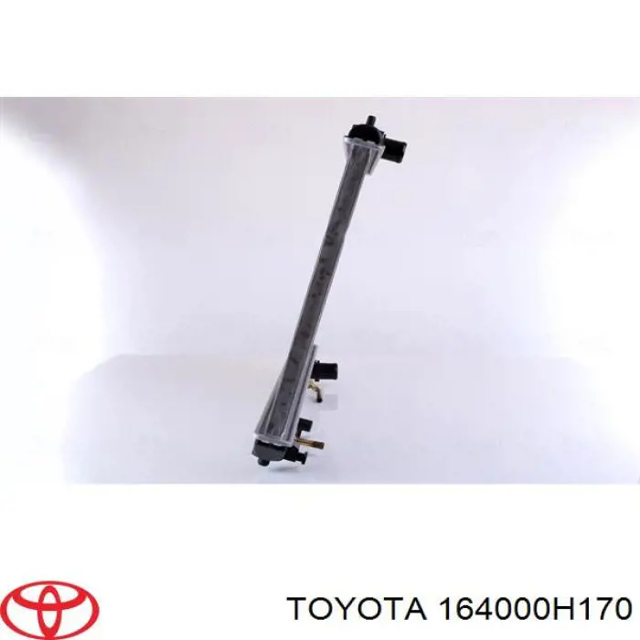 164000H170 Toyota Radiador de esfriamento de motor