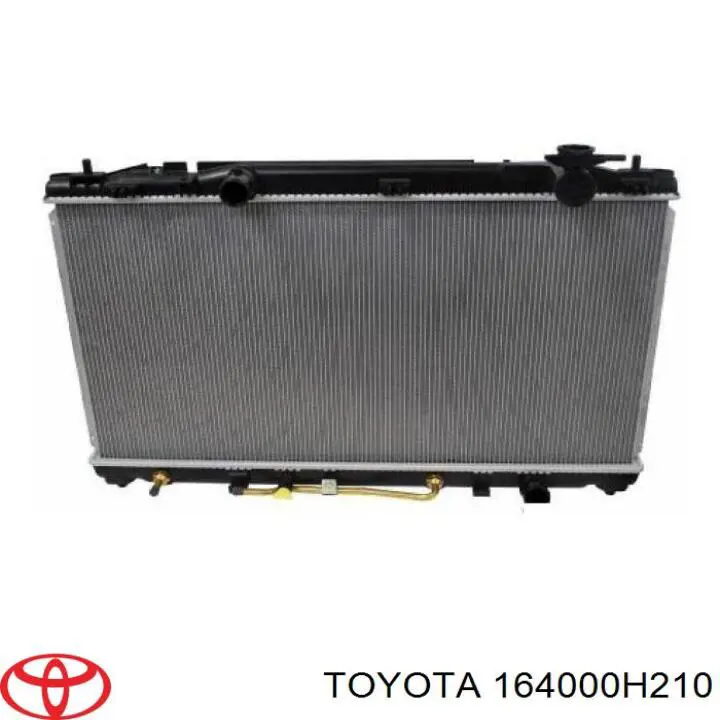 Radiador de esfriamento de motor Toyota 164000H210 preço, a partir de 126,07 USD