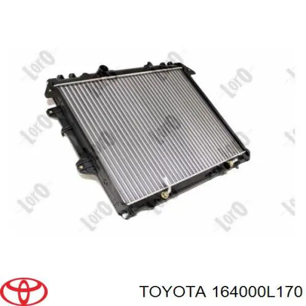 Radiador de esfriamento de motor Toyota 164000L170 preço, a partir de 155,90 USD