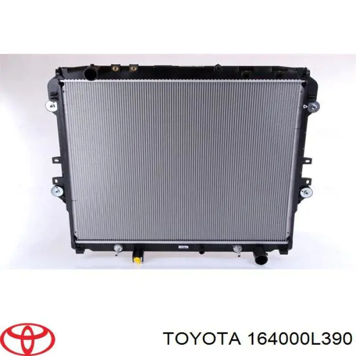 Radiador de esfriamento de motor Toyota 164000L361 preço, a partir de 183,89 USD