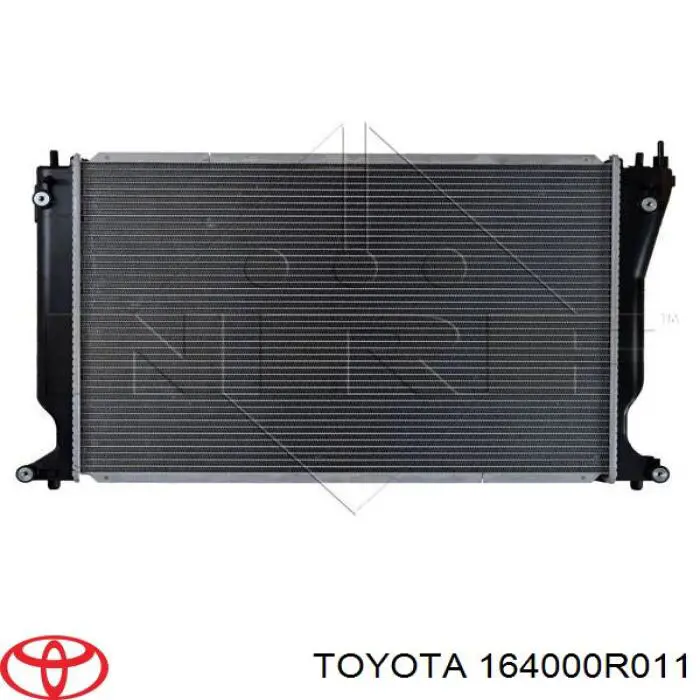 164000R011 Toyota Radiador de esfriamento de motor