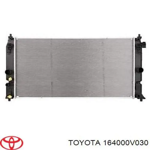164000V030 Toyota Radiador de esfriamento de motor