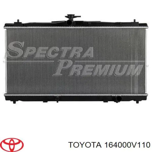 Radiador de esfriamento de motor 164000V110 Toyota