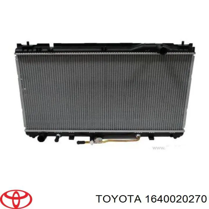 Radiador de esfriamento de motor Toyota 1640020270 preço, a partir de 119,04 USD