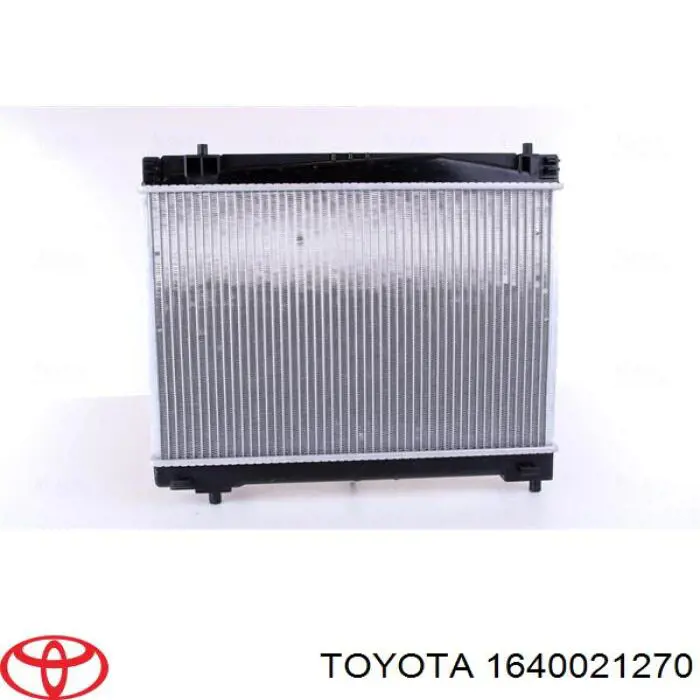 Radiador de esfriamento de motor 1640021270 Toyota