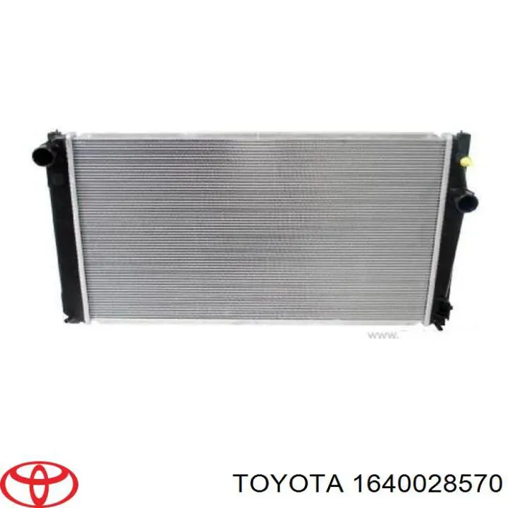1640028570 Toyota Radiador de esfriamento de motor