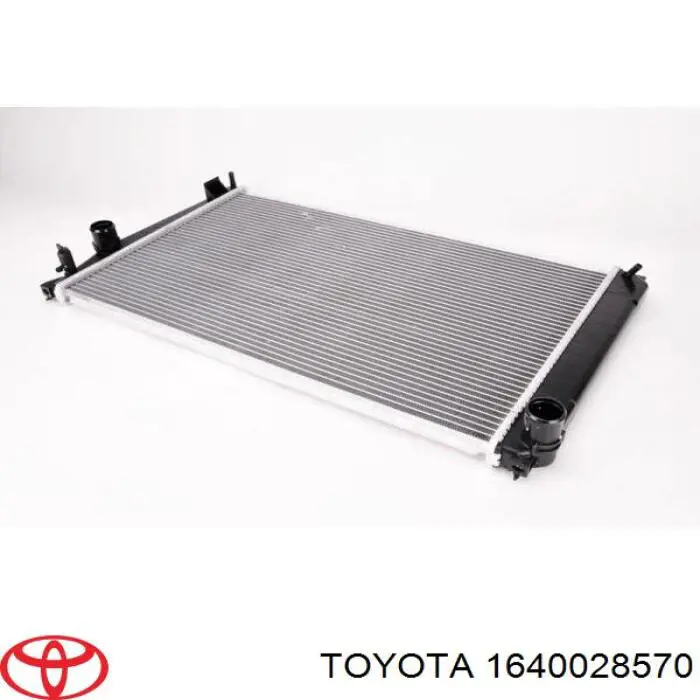 Compre 1640028570 Toyota Radiador de esfriamento de motor