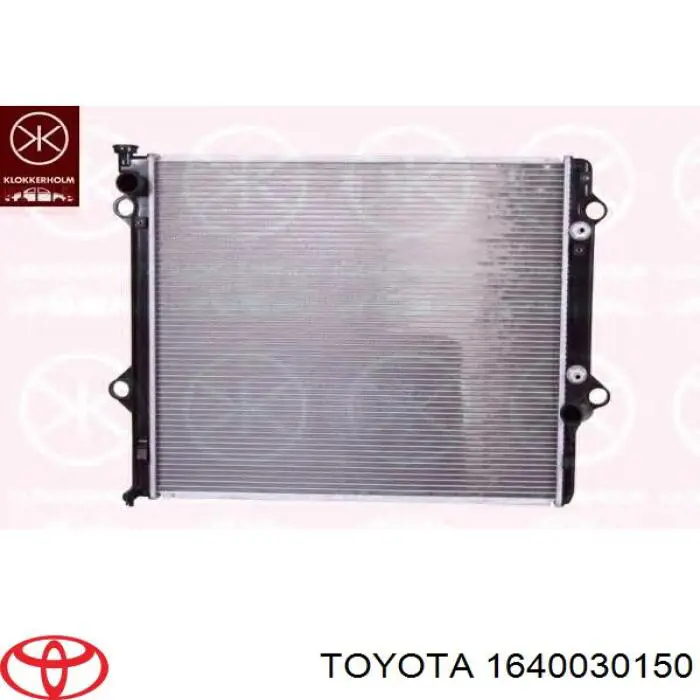 Radiador de esfriamento de motor Toyota 1640030152 preço, a partir de 179,69 USD