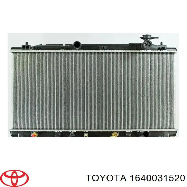 Radiador de esfriamento de motor Toyota 1640031520 preço, a partir de 124,18 USD