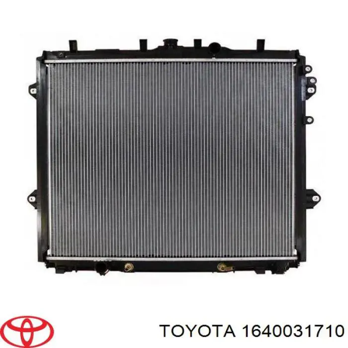 Radiador de esfriamento de motor Toyota 1640031710 preço, a partir de 223,20 USD