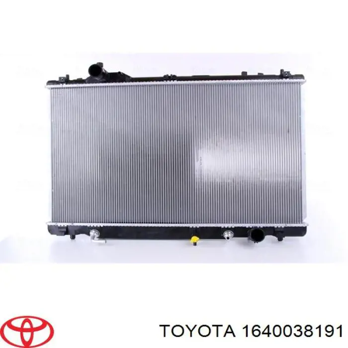 Radiador de esfriamento de motor Toyota 1640038190 preço, a partir de 610,29 USD
