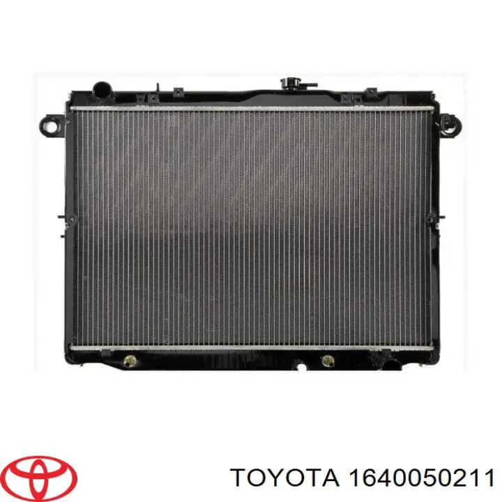 Compre 1640050211 Toyota Radiador de esfriamento de motor