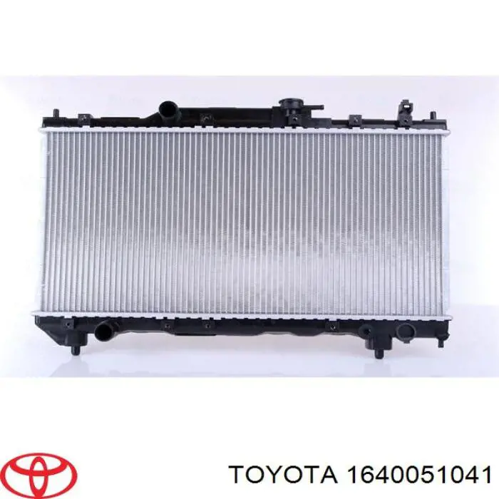 Radiador de esfriamento de motor Toyota 1640051041 preço, a partir de 423,60 USD