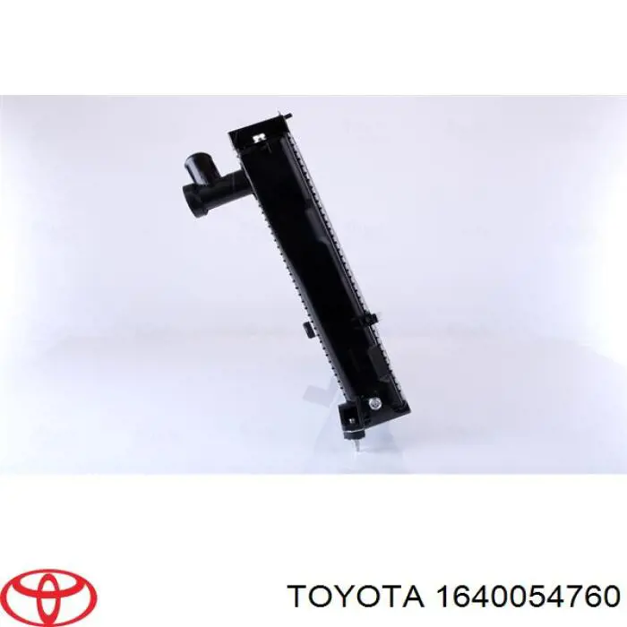 Radiador de esfriamento de motor 1640054760 Toyota