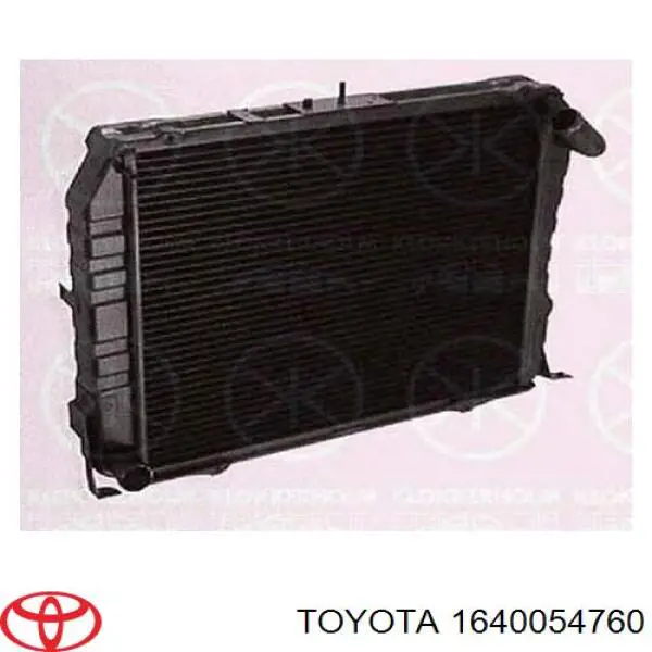 1640054760 Toyota Radiador de esfriamento de motor