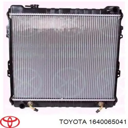 Compre 1640065041 Toyota Radiador de esfriamento de motor