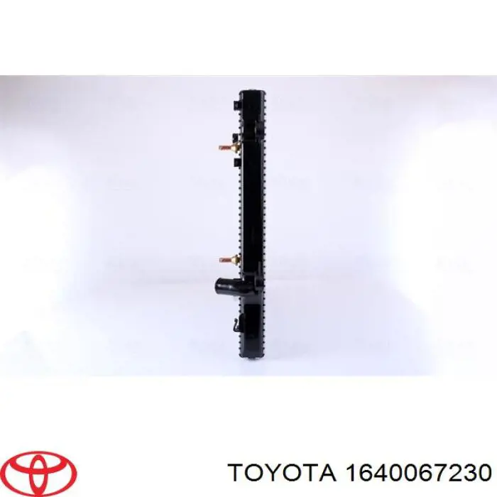 Radiador de esfriamento de motor Toyota 1640067230 preço, a partir de 249,04 USD
