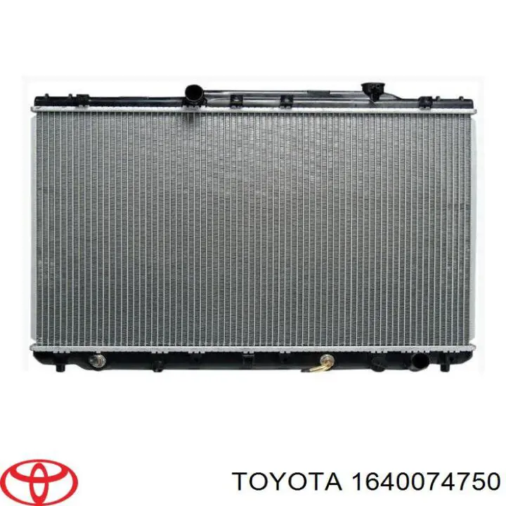 1640074750 Toyota Radiador de esfriamento de motor