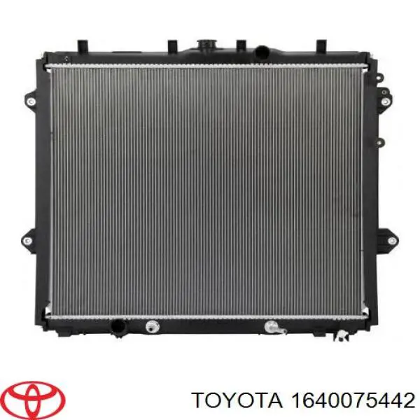 Radiador de esfriamento de motor Toyota 1640075442 preço, a partir de 146,78 USD