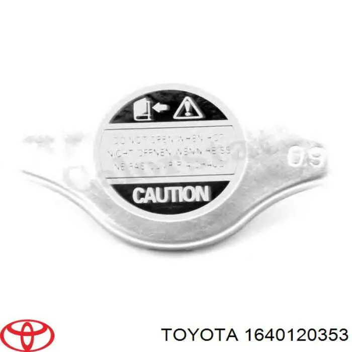 Tampa (tampão) do radiador Toyota 1640120353 preço, a partir de 3,39 USD