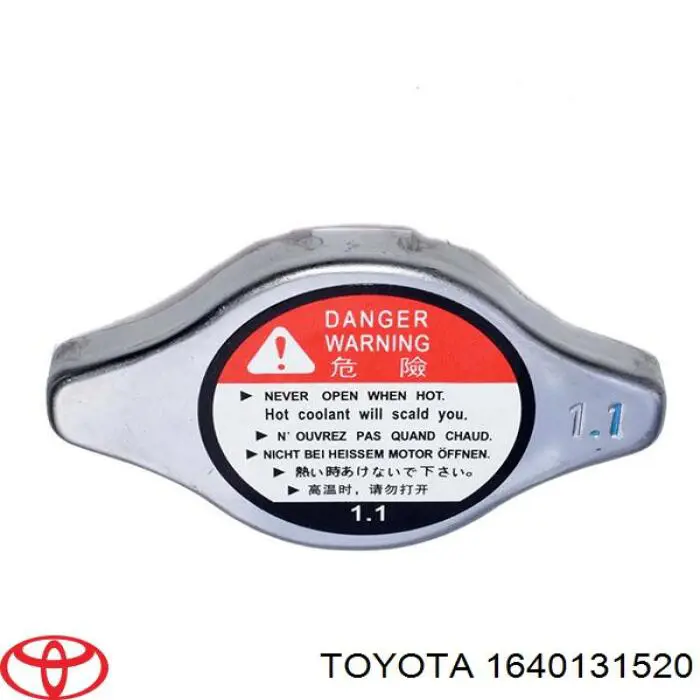 Tampa (tampão) do radiador Toyota 1640131520 preço, a partir de 6,55 USD
