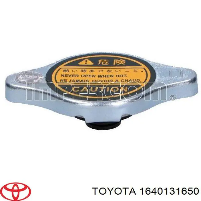 Tampa (tampão) do radiador Toyota 1640131650 preço, a partir de 4,93 USD