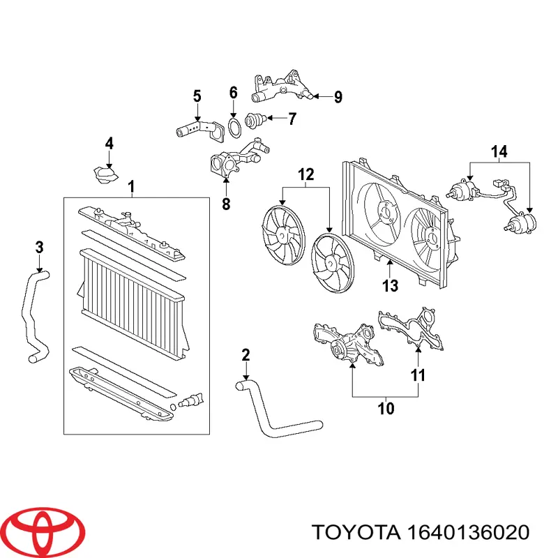 Tampa (tampão) do radiador Toyota 1640136020 preço, a partir de 3,03 USD