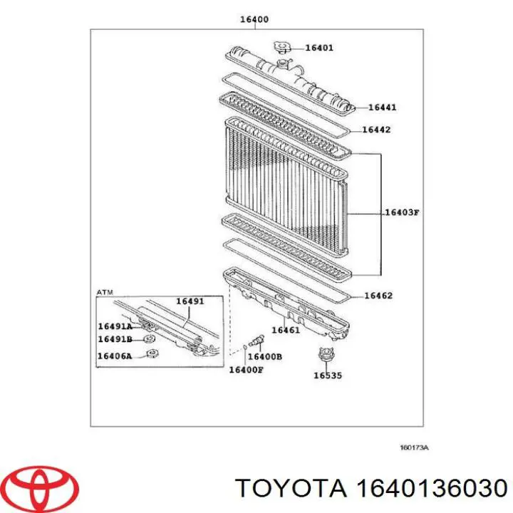 Tampa (tampão) do radiador Toyota 1640136030 preço, a partir de 3,39 USD